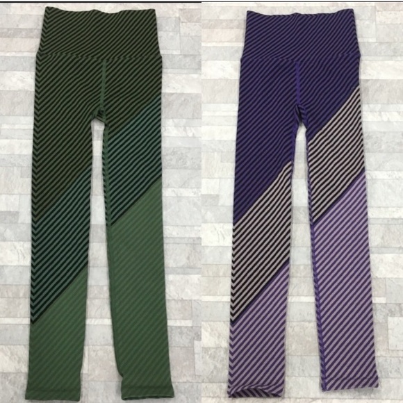 Free People Pants - 🚫SOLD🚫Free People striped workout leggings